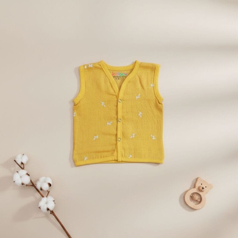 Newborn essentials organic cotton dyed jabla button tops set of 3